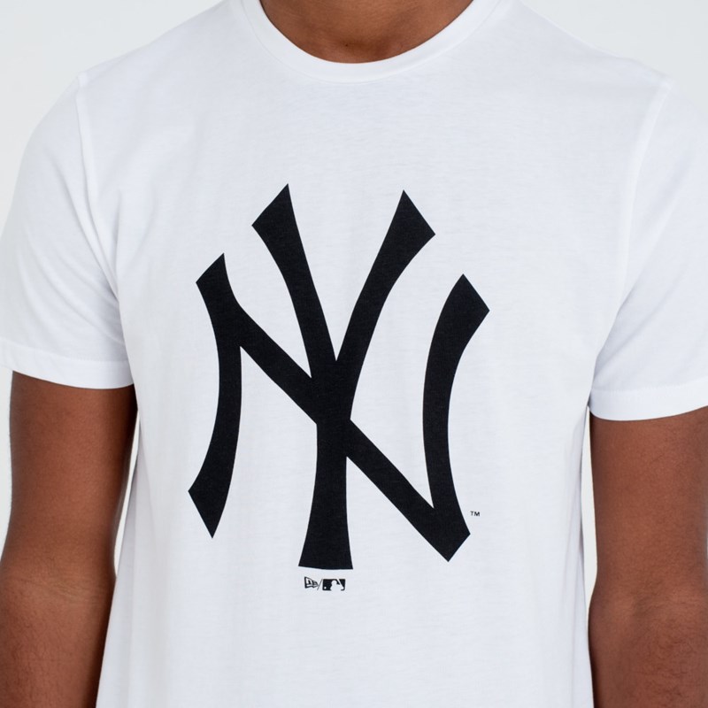 Camiseta New Era New York Yankees Team Logo Blancos | IV5672143