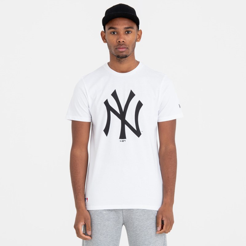 Camiseta New Era New York Yankees Team Logo Blancos | IV5672143