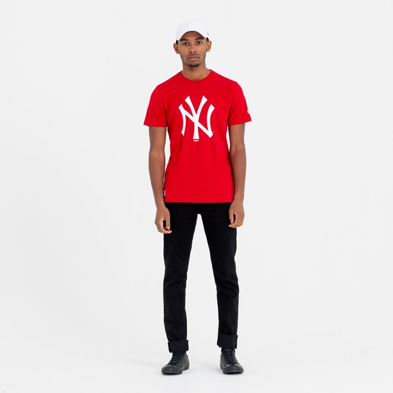 Camiseta New Era New York Yankees Team Logo Rojos | UE2537094