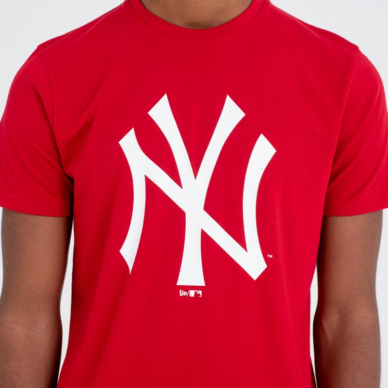 Camiseta New Era New York Yankees Team Logo Rojos | UE2537094