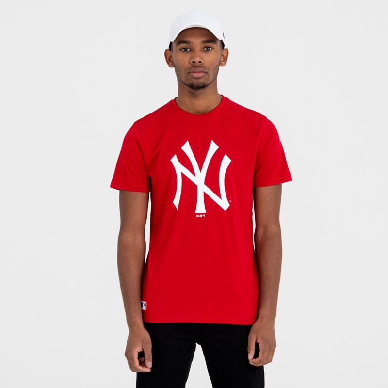 Camiseta New Era New York Yankees Team Logo Rojos | UE2537094