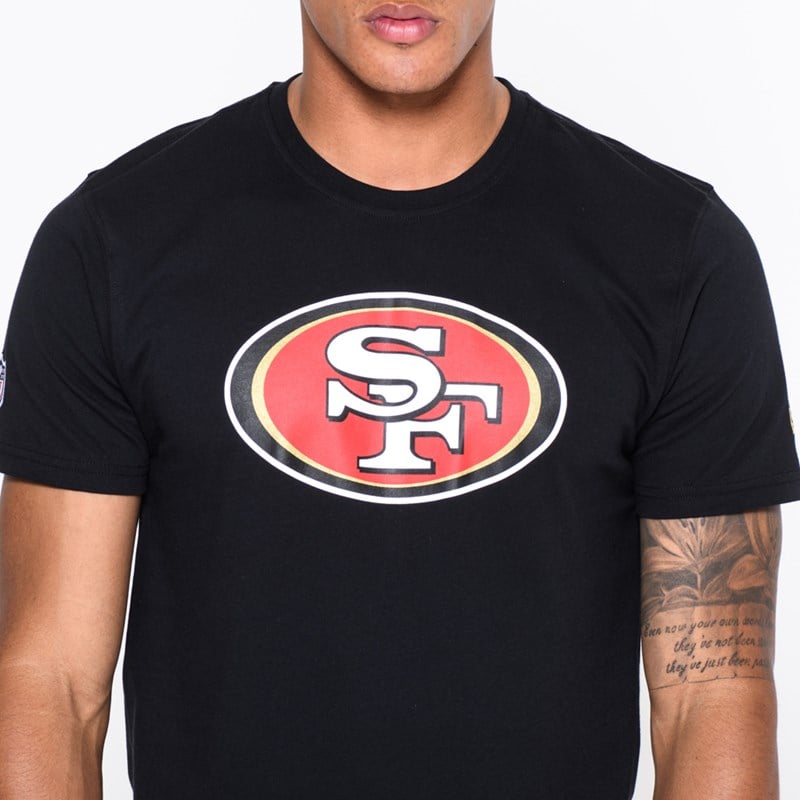 Camiseta New Era San Francisco 49ers Team Logo Negros | HU4869023