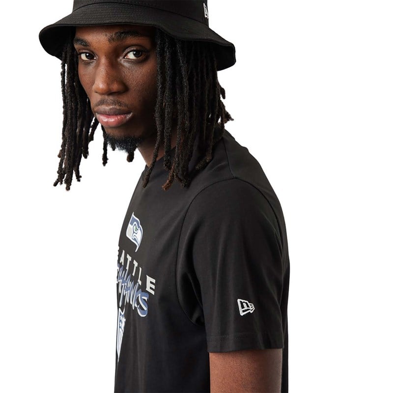 Camiseta New Era Seattle Seahawks NFL Script Negros | WT3874921