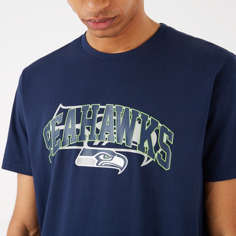 Camiseta New Era Seattle Seahawks NFL Team Logo Azules | DY9178406