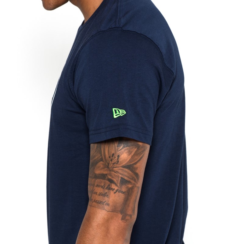 Camiseta New Era Seattle Seahawks Team Logo Azules | IO4639712