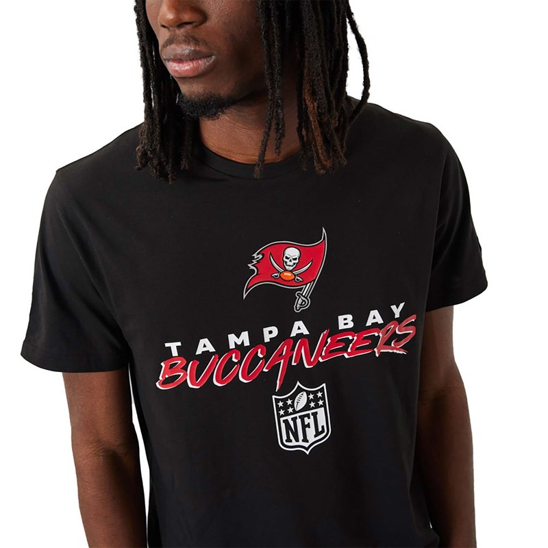 Camiseta New Era Tampa Bay Buccaneers NFL Script Negros | NC7634159