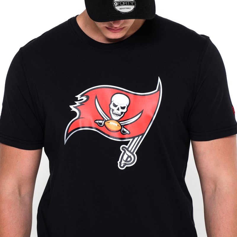 Camiseta New Era Tampa Bay Buccaneers Team Logo Negros | HW9853721