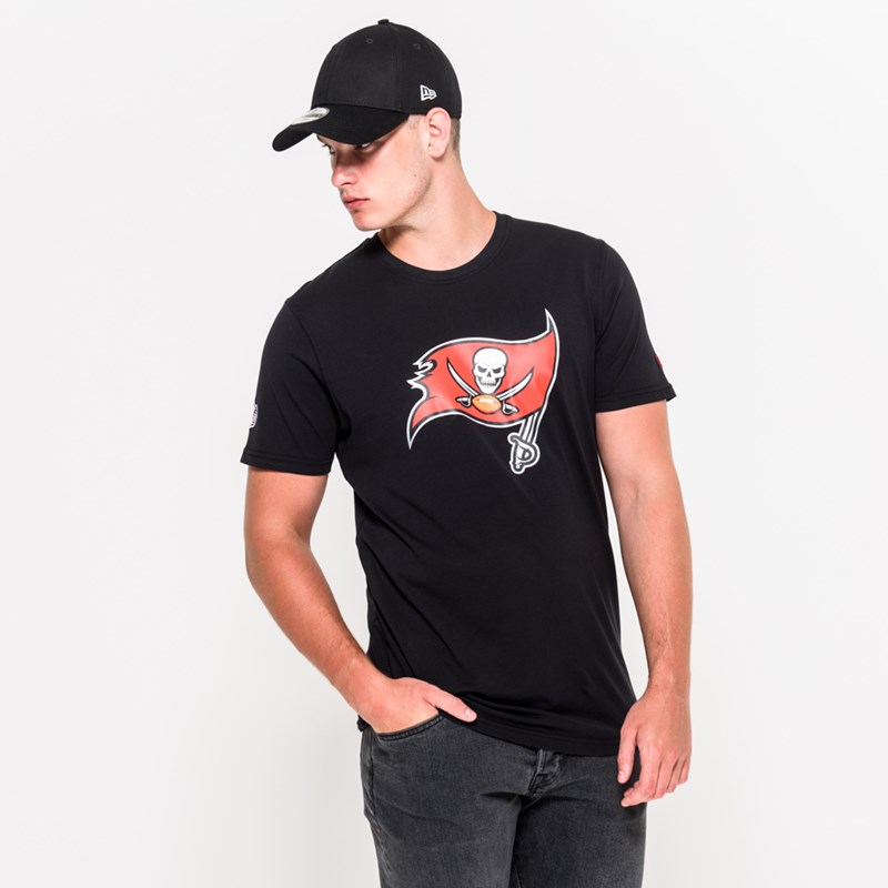 Camiseta New Era Tampa Bay Buccaneers Team Logo Negros | HW9853721