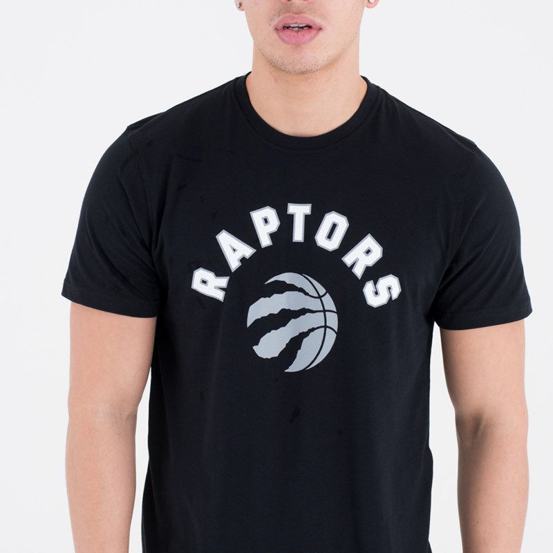 Camiseta New Era Toronto Raptors NBA Team Logo Negros | MK2576481