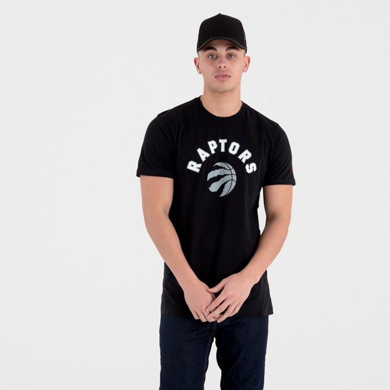 Camiseta New Era Toronto Raptors NBA Team Logo Negros | MK2576481