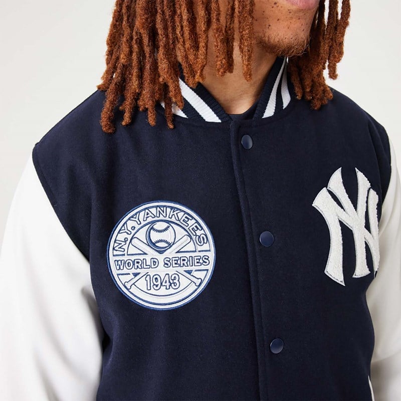 Chaquetas New Era New York Yankees MLB Heritage Varsity Azules | TV2864935