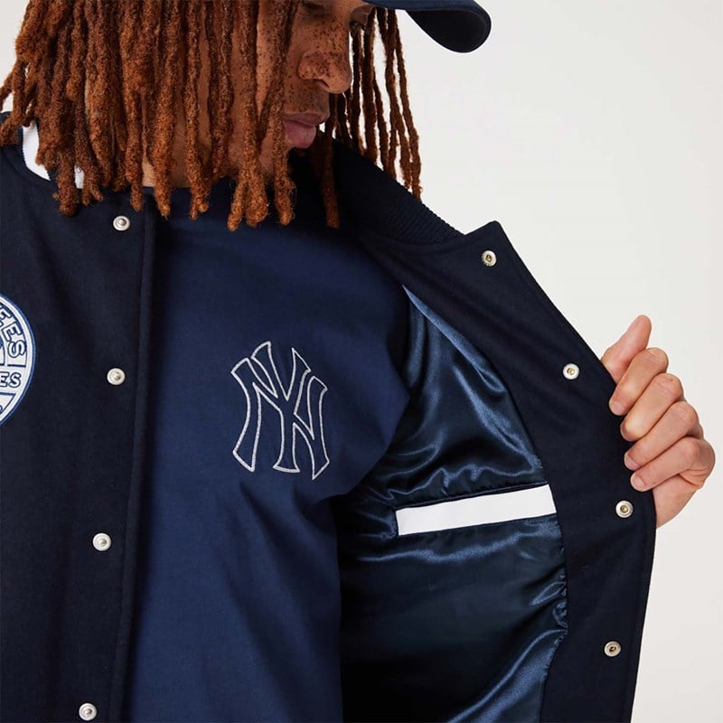 Chaquetas New Era New York Yankees MLB Heritage Varsity Azules | TV2864935