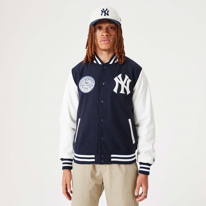 Chaquetas New Era New York Yankees MLB Heritage Varsity Azules | TV2864935