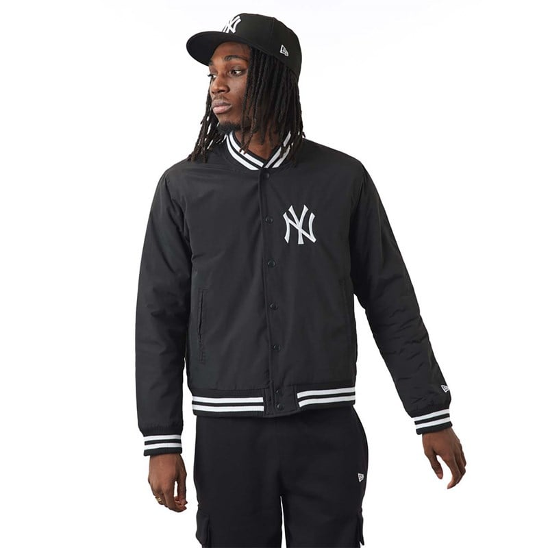 Chaquetas New Era New York Yankees Team Logo Bomber Negros | JY1078934