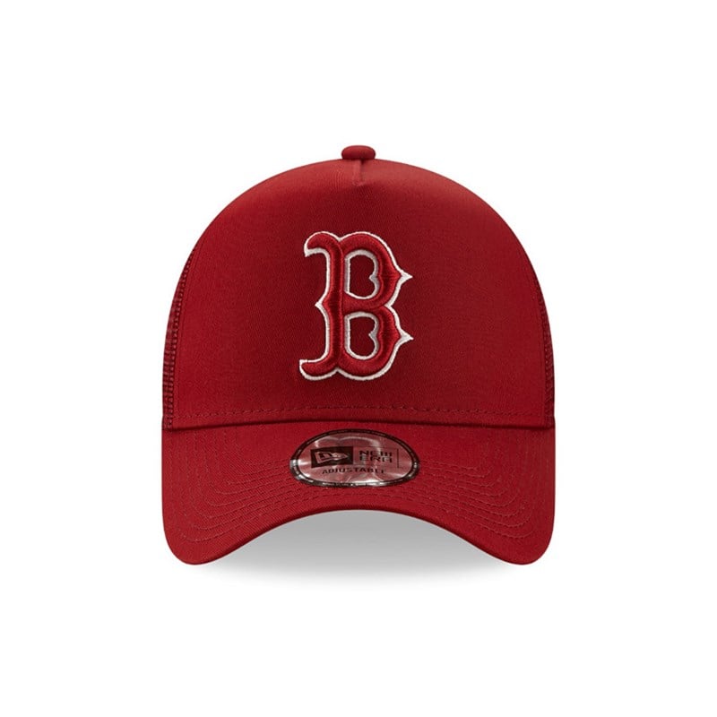 Gorras De Camionero New Era Boston Redsox League Essential A-frame Gorras Rojos | JF5471269