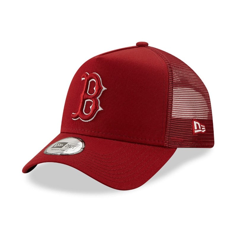 Gorras De Camionero New Era Boston Redsox League Essential A-frame Gorras Rojos | JF5471269