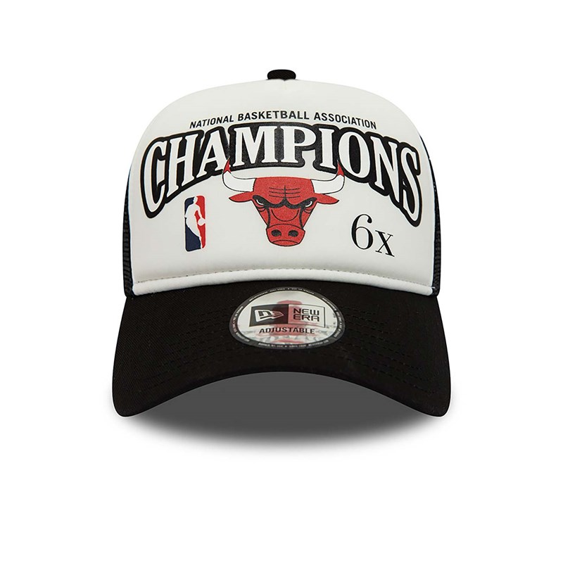 Gorras De Camionero New Era Chicago Bulls League Champions A-frame Gorras Blancos | ID7214895