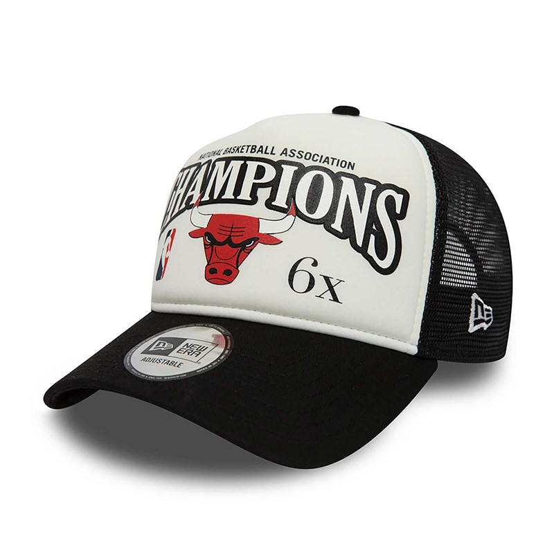 Gorras De Camionero New Era Chicago Bulls League Champions A-frame Gorras Blancos | ID7214895