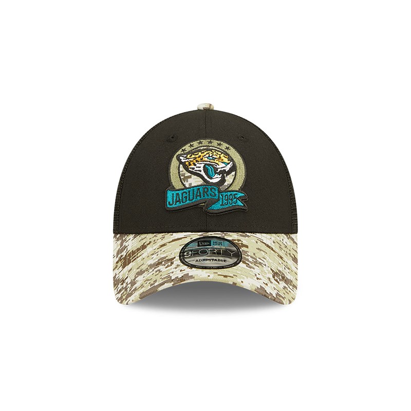 Gorras De Camionero New Era Jacksonville Jaguars NFL Salute To Service Gorras Negros | FN9735012