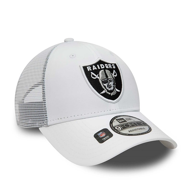 Gorras De Camionero New Era Las Vegas Raiders Home Field Gorras Blancos | QP1684952