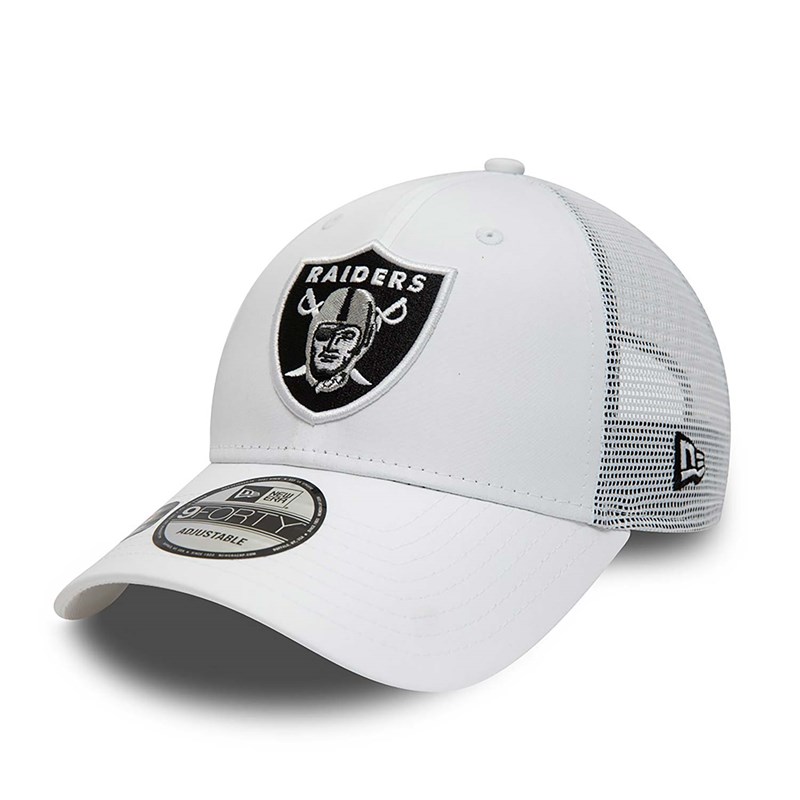 Gorras De Camionero New Era Las Vegas Raiders Home Field Gorras Blancos | QP1684952