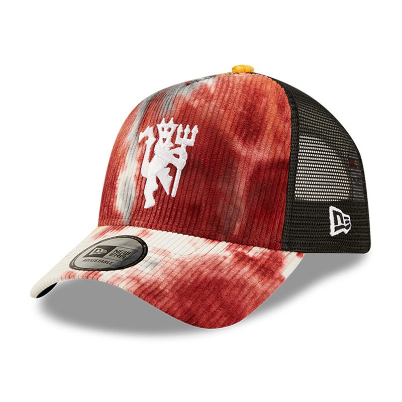 Gorras De Camionero New Era Manchester United Tie Dye Cord A-frame Gorras Multi | ES6819720