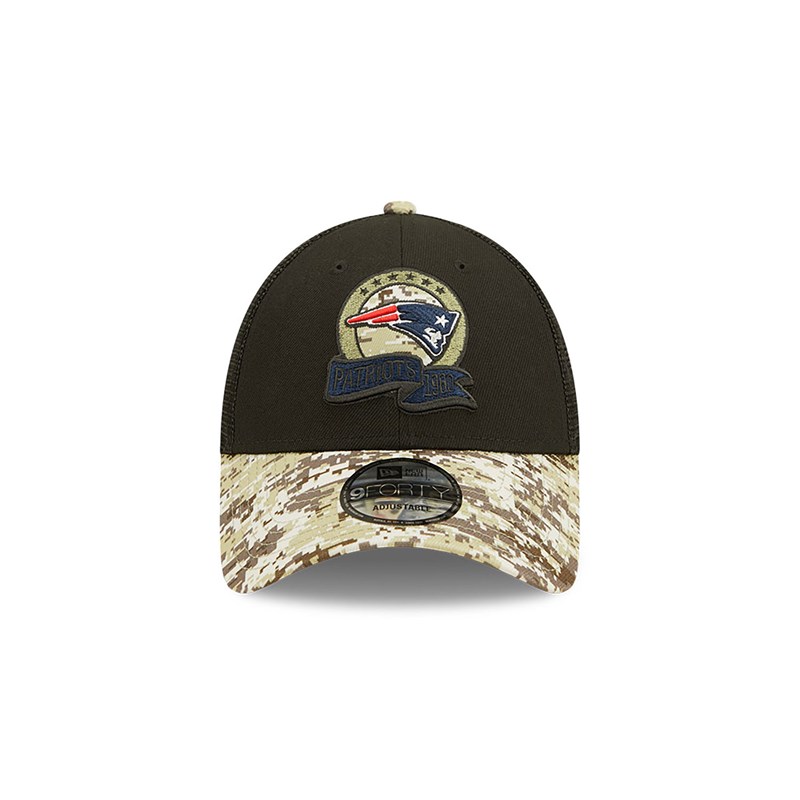 Gorras De Camionero New Era New England Patriots NFL Salute To Service Gorras Negros | XO8034675