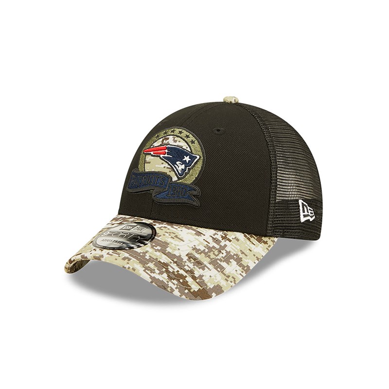 Gorras De Camionero New Era New England Patriots NFL Salute To Service Gorras Negros | XO8034675