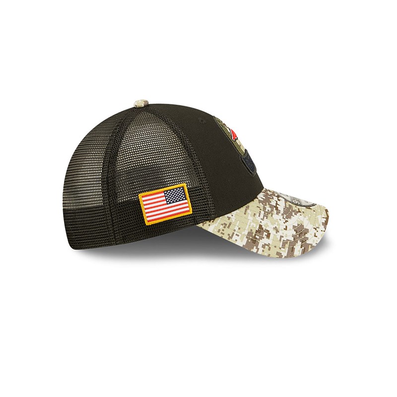 Gorras De Camionero New Era New England Patriots NFL Salute To Service Gorras Negros | XO8034675