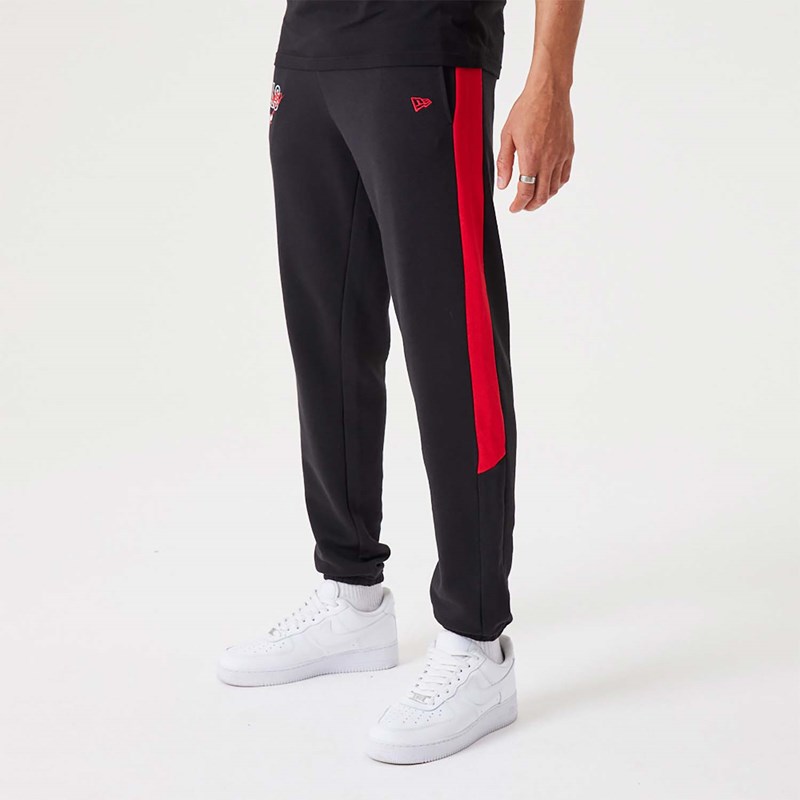 Pantalones Jogger New Era Chicago Bulls NBA Script Negros | HV5634809