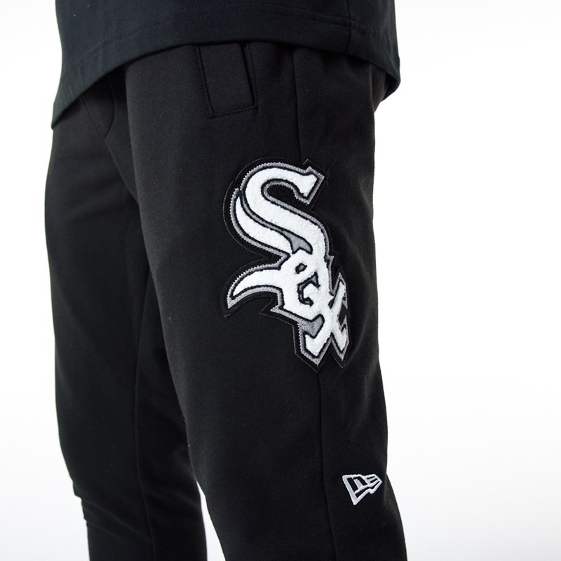 Pantalones Jogger New Era Chicago Sox MLB Logo Select Negros | WF8742056