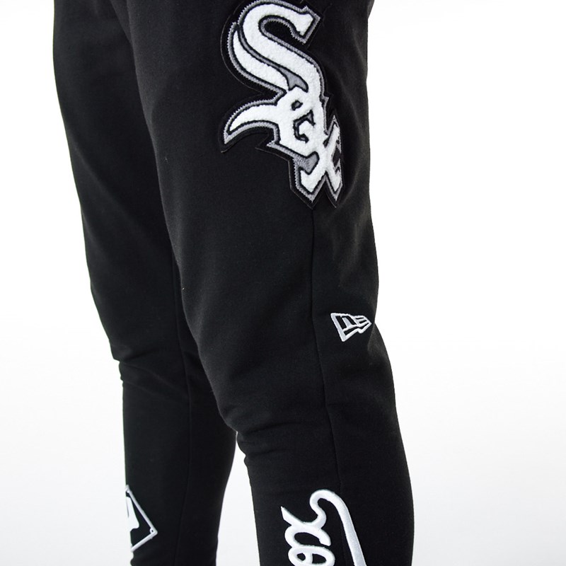 Pantalones Jogger New Era Chicago Sox MLB Logo Select Negros | WF8742056