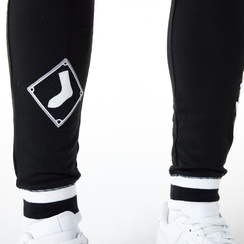 Pantalones Jogger New Era Chicago Sox MLB Logo Select Negros | WF8742056