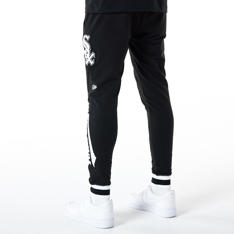 Pantalones Jogger New Era Chicago Sox MLB Logo Select Negros | WF8742056