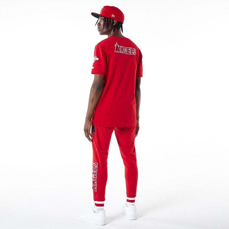 Pantalones Jogger New Era La Angels MLB Logo Select Rojos | YB1456392