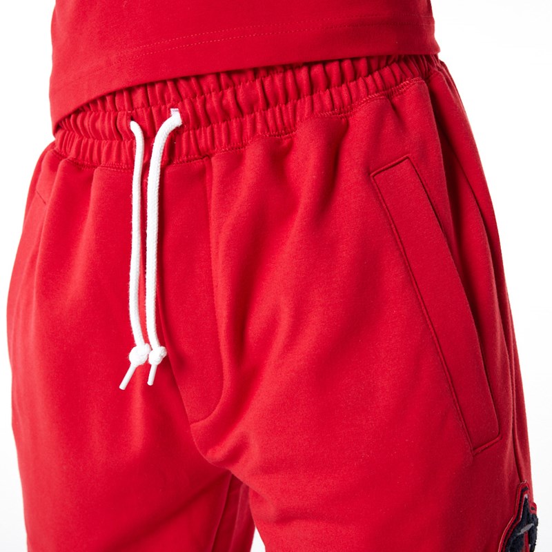 Pantalones Jogger New Era La Angels MLB Logo Select Rojos | YB1456392