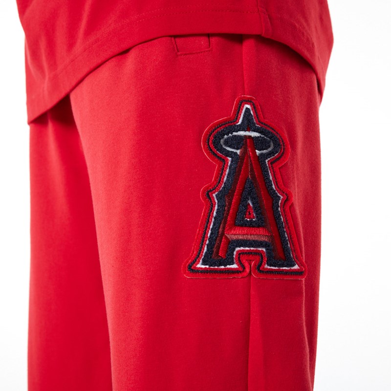 Pantalones Jogger New Era La Angels MLB Logo Select Rojos | YB1456392