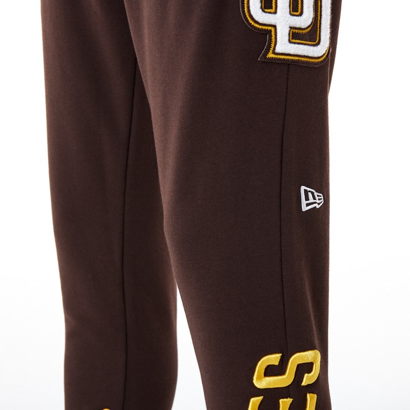 Pantalones Jogger New Era San Diego Padres MLB Logo Select Marrom | FT8260935