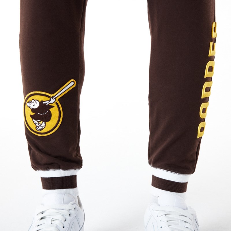 Pantalones Jogger New Era San Diego Padres MLB Logo Select Marrom | FT8260935