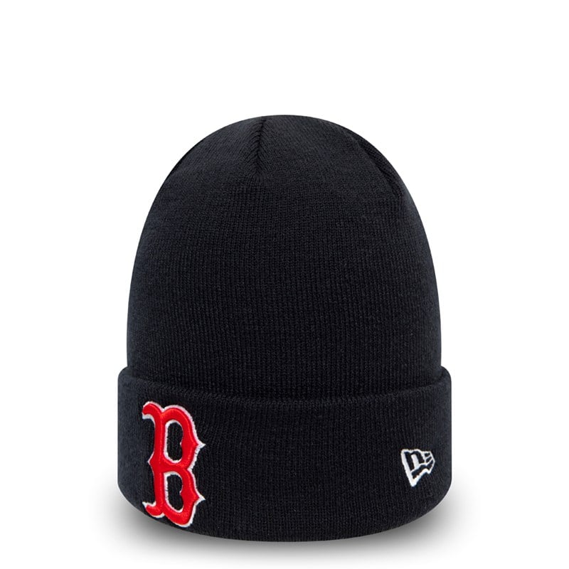 Prendas De Punto New Era Boston Sox Essential Cuff Beanie Gorras Azules | QG6301258