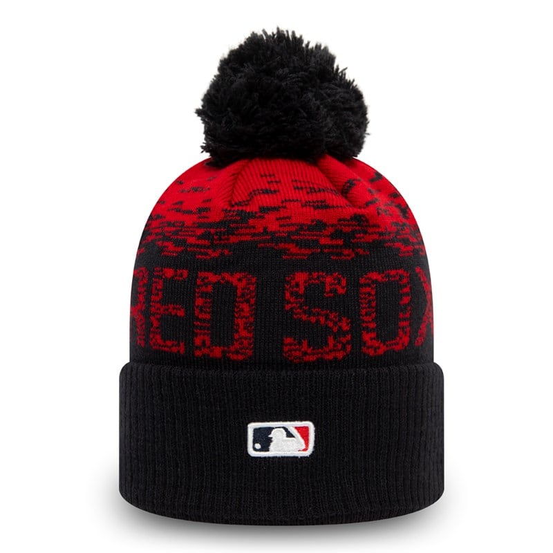 Prendas De Punto New Era Boston Sox Ombre Bobble Beanie Gorras Azules | VU4069182