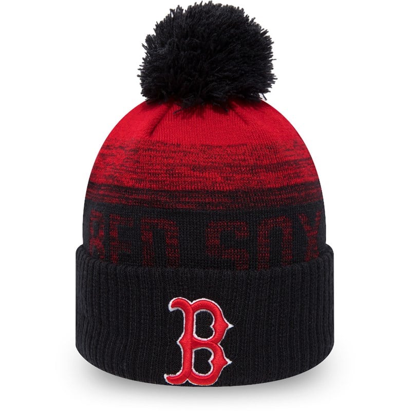 Prendas De Punto New Era Boston Sox Ombre Bobble Beanie Gorras Azules | VU4069182