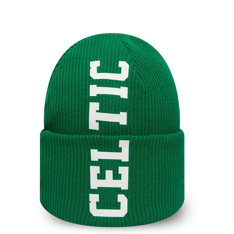 Prendas De Punto New Era Celtic Fc Vertical Wordmark Cuff Verdes | DQ9620317