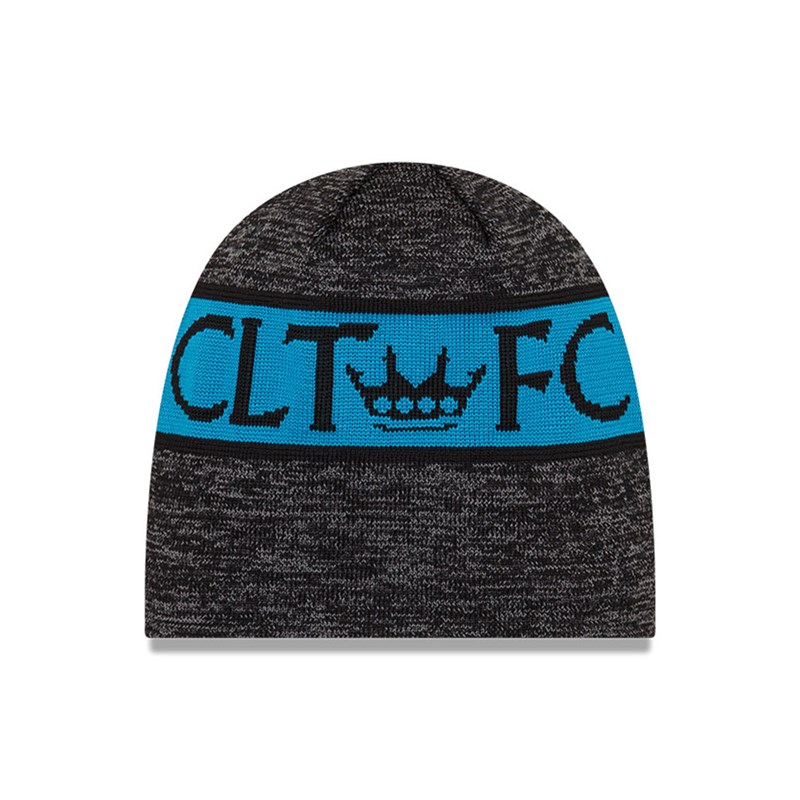 Prendas De Punto New Era Charlotte Fc Mls Kick Off Beanie Gorras Negros | GT6134287