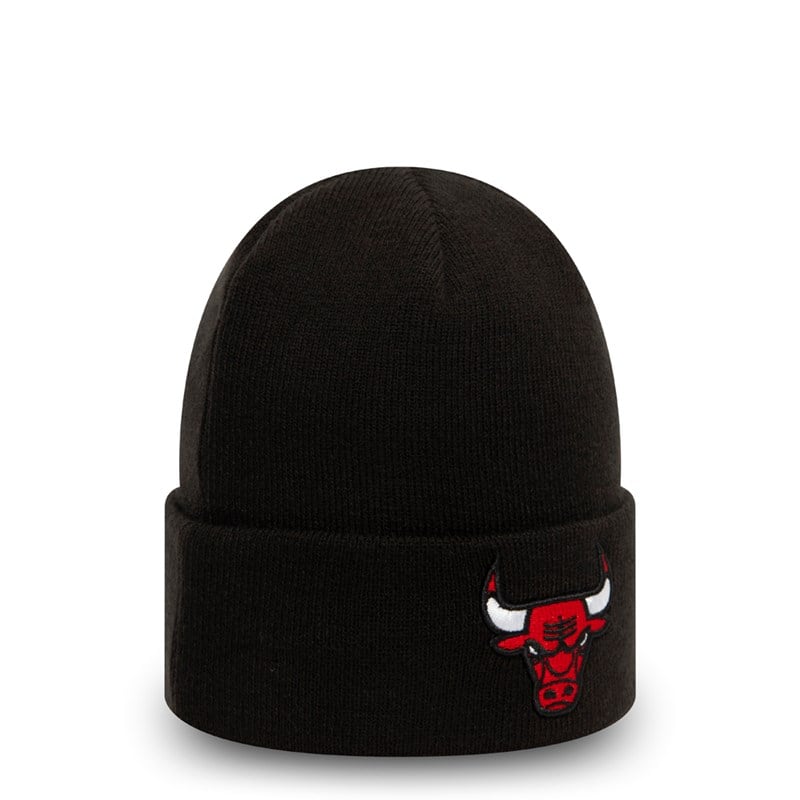 Prendas De Punto New Era Chicago Bulls Essential Cuff Beanie Gorras Negros | WF5081694