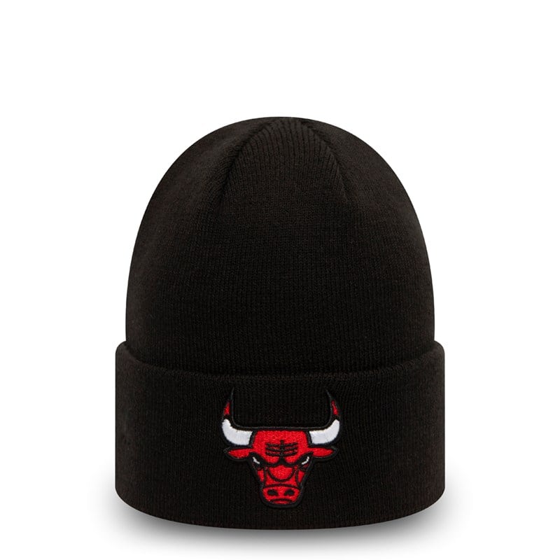 Prendas De Punto New Era Chicago Bulls Essential Cuff Beanie Gorras Negros | WF5081694