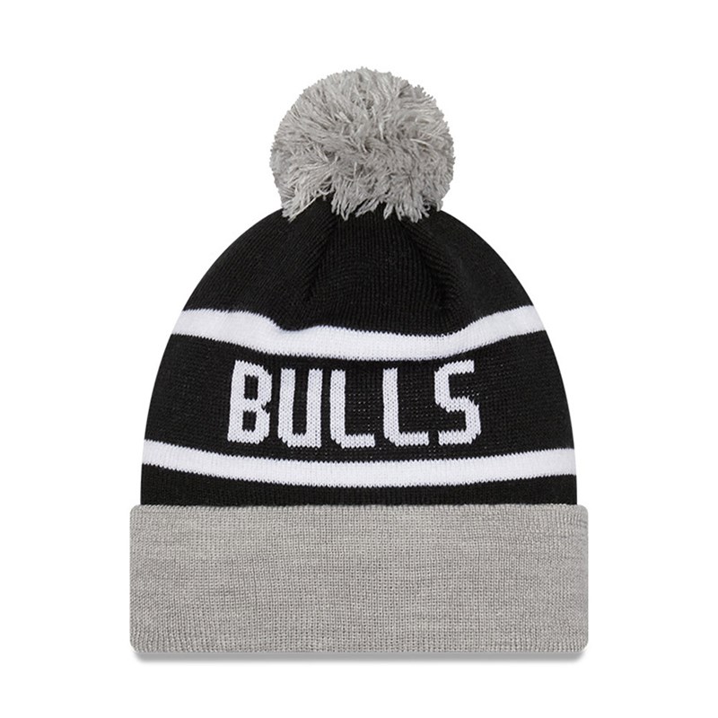 Prendas De Punto New Era Chicago Bulls Kids Beanie Gorras Negros | FO9347208