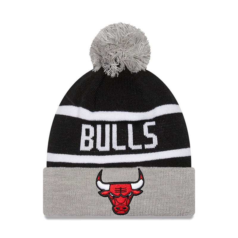 Prendas De Punto New Era Chicago Bulls Kids Beanie Gorras Negros | FO9347208