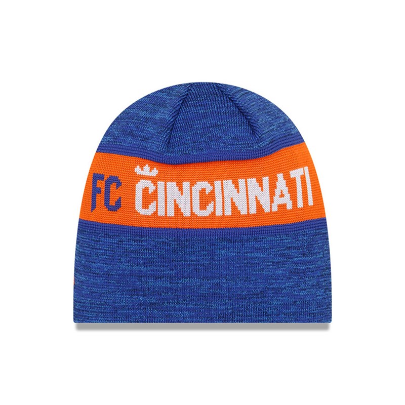 Prendas De Punto New Era Fc Cincinnati Mls Kick Off Beanie Gorras Azules | YW0978163