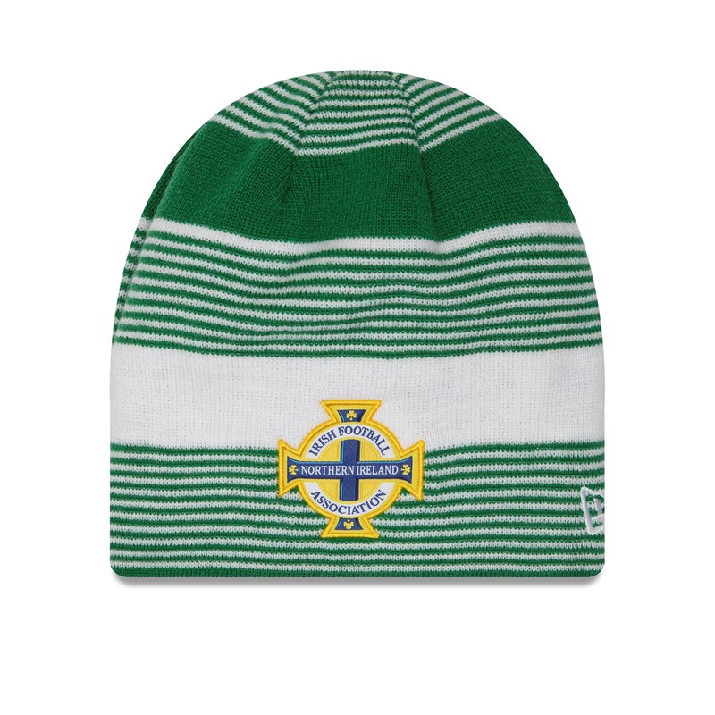 Prendas De Punto New Era Irish Fa Bead Skull Beanie Gorras Azules | JS7124039